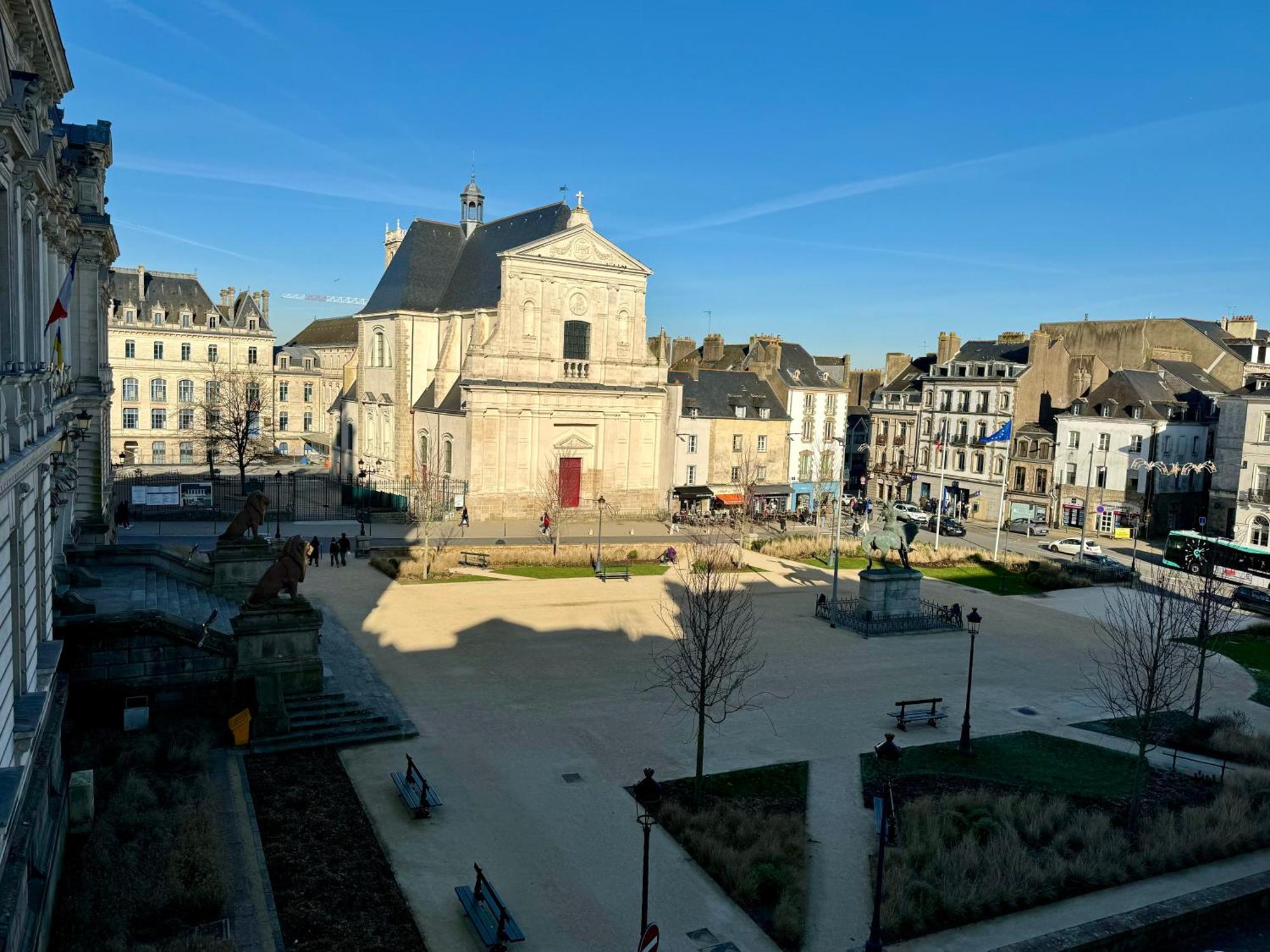 Appartamento Vue Imprenable Sur La Mairie Vannes Esterno foto